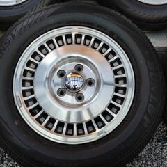 Y31シーマ純正ホイール　ダンロップ　ルマンⅤ 205/65R15 Y30に使用の画像