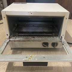 白 ホワイト オーブントースターの画像
