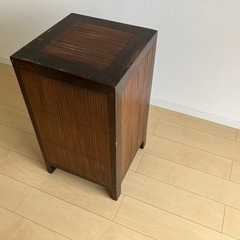 天然木 バリ輸入品 キャビネットの画像