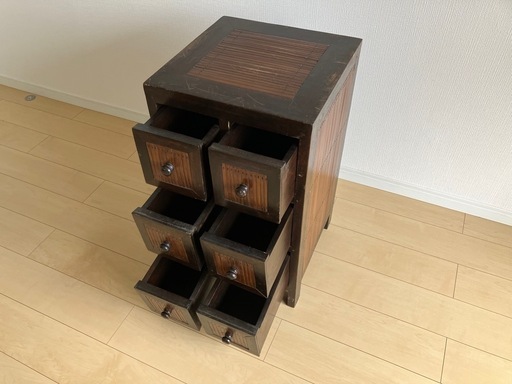 天然木 バリ輸入品 キャビネット