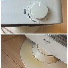 【YAMAZEN】サーキュレーター＆電気ストーブセットの画像