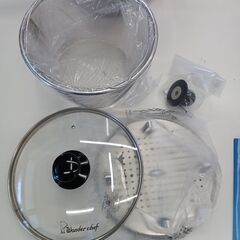 ★ジモティ割あり★ (株)ワンダーシェフ 未使用品　家庭用圧力鍋　5ℓ 　602336  動作確認／クリーニング済み TK5920【リユースのサカイつくば店】の画像