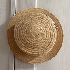 【古いですが未使用美品】ガーリー麦わら帽子の画像