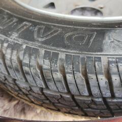 ジムニー　スペアタイヤカバー　タイヤ付き　175/80R16 TEXASの画像
