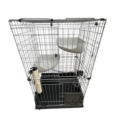 Y250719 【美品】キャットサークル　ゲージ　キャットハウスの画像