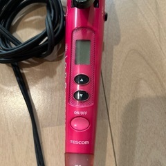 ヘアアイロン スチーム付 32mm マイナスイオン 2WAY ione スパークルピンク IPW1832-Pの画像