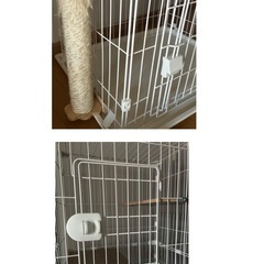 猫用ゲージ、給水器の画像