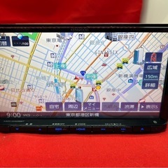 美品☆KENWOOD 2025年春地図　MDV-D405BT 新品バックカメラ付の画像