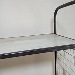 ハンガーラック 引き出し付き 昭和レトロの画像