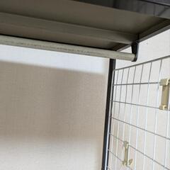 ハンガーラック 引き出し付き 昭和レトロの画像