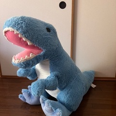 コストコ 恐竜 BIGサイズ大きいぬいぐるみ あげます水色 巨大
