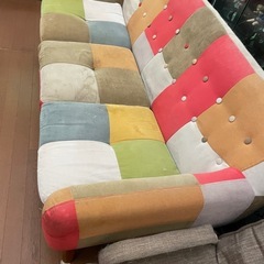 タダでお譲りします。3人がけソファの画像