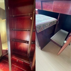 昭和レトロ 3面鏡の画像