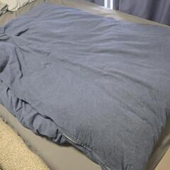 ニトリ　羽毛掛け布団　シングル　カバー付の画像