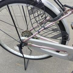 26インチ 🚲 中古 自転車 8,980円 🔑鍵 💡ライト付 新規防犯登録料コミ 830の画像