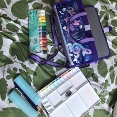 （引き取り先決定しました）絵の具セットの画像