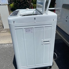 Panasonic 洗濯機 NA-F50B9 2016年製 通電確認済 パナソニック 全自動洗濯機 5kg 全自動電気洗濯機 ホワイト 現状品 中古品の画像