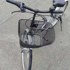 【売約済み】27インチ 🚲 中古 自転車 10,000円 🔁6段切替 🔑鍵新品 💡ライト付 新規防犯登録料コミ 831の画像