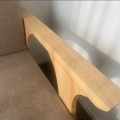 【7/21まで】2人掛けソファ ベージュの画像