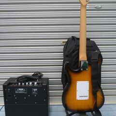 BUSKERS BST-2H /エレキギター バスカーズ/Louis ギターアンプ LGA-15Ⅱ/セット/中古品・簡易音出し確認済み※要メンテナンス品の画像