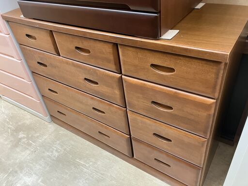 大川家具 4段ハイチェスト No.2245● ※現金、クレジット、スマホ決済対応