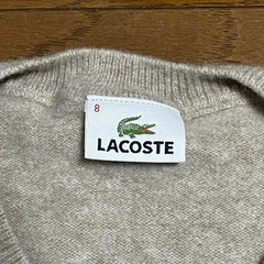美品 Lacoste クルーネック ラムウールセーターの画像