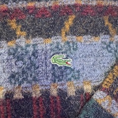 　Lacoste ウール クルーネック セーター Lの画像