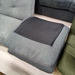 リユースのサカイ栃木店★ジモティ割あり★  座椅子 ダークグレー W57×D77～101×H71～85 クリーニング済み TC9795の画像