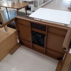 リユースのサカイ栃木店★ジモティ割あり★  おおたけ家具調こたつ21年製 ブラウン木目 W105×D75×H41 クリーニング済み TC9796の画像