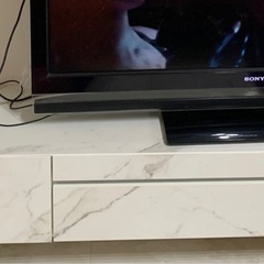 大理石テレビ台　美品の画像