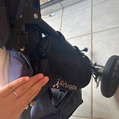 エアバギー　ネイビー　ベビーカーの画像