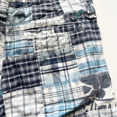 AMERICAN EAGLE アメリカンイーグル　パッチワークチェック柄 ハーフパンツショートパンツ　28インチの画像