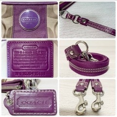 ☆お値引可能☆【美品】COACH  2WAY シグネチャー ショルダーバッグ セミショルダーの画像
