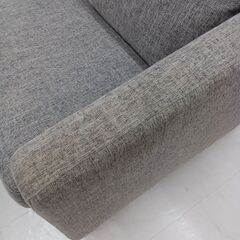 リユースのサカイ栃木店★ジモティ割あり★  ソファー2人用 グレージュ W185×D84×H94 クリーニング済み TC9798の画像