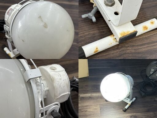 【中古】日動工業 L100W-AB-50K ディスクボール100W 床置きLEDライト 本体のみ【ハンズクラフト佐賀】