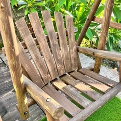 木製　ブランコの画像