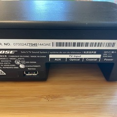 BOSE ボーズ　Solo5TV Sound System  の画像