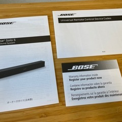 BOSE ボーズ　Solo5TV Sound System  の画像