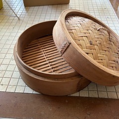 竹製蒸し器の画像