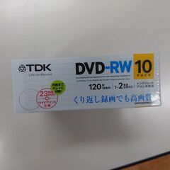 DVD-RW未開封　10枚の画像
