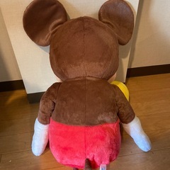 SEGA ミッキーマウス 赤いほっぺ グランデぬいぐるみ おすわりバージョンの画像