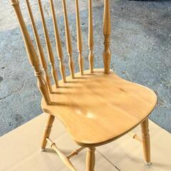 飛騨家具　太平 WINDS 4人掛けダイニングセット　ウィンザーチェア スピンドル　ナチュラルカラー　の画像