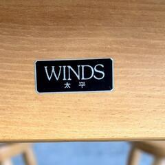 飛騨家具　太平 WINDS 4人掛けダイニングセット　ウィンザーチェア スピンドル　ナチュラルカラー　の画像