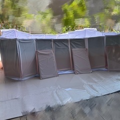 【新品未使用/穴あり】空気入れ不要プールの画像