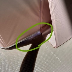 【新品未使用/穴あり】空気入れ不要プールの画像