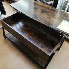 ☆ドリーム荒牧店☆ジモティー割引有☆組立式リフトアップテーブルの画像
