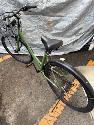 NEOSAGE  ネオサージュD マットカーキ 外装6段変速 27型自転車 シティバイク