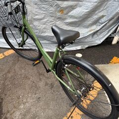 NEOSAGE  ネオサージュD マットカーキ 外装6段変速 27型自転車 シティバイクの画像