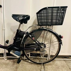 【武蔵小山店】 　パナソニック Panasonic ビビ ビビDX ViVi DX 電動アシスト自転車 電動自転車 26インチ 内装3段変速 アシスト自転車 中古電動自転車 電動アシスト 自転車美品 自転車動作品 通勤自転車 通学自転車 ママチャリ サドル裂け サドル破れ サドルカバー付属 新品バッテリー 正規品バッテリー バッテリー新品交換済 バッテリー2個 充電器2個 5点セット 付属品充実 中古自転車セットの画像