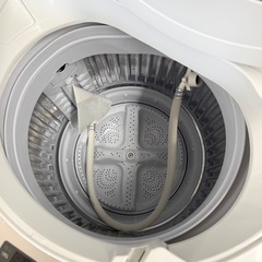 【超美品‼️】シャープ 2021年製 6.0kg全自動洗濯機 穴なしステンレス槽 抗菌･防カビ ブラウン♪の画像